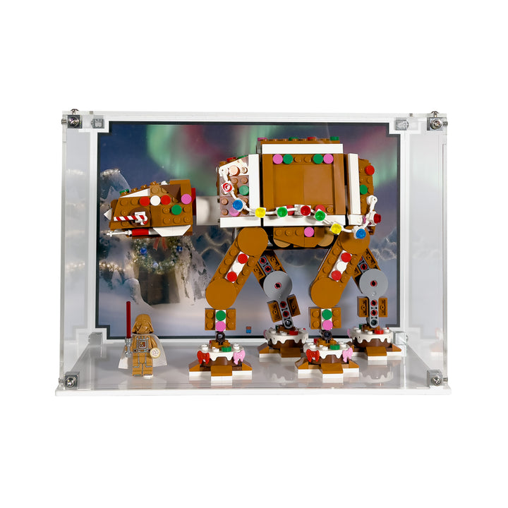 LEGO Gingerbread AT-AT Walker Display Case (40806: Star Wars)