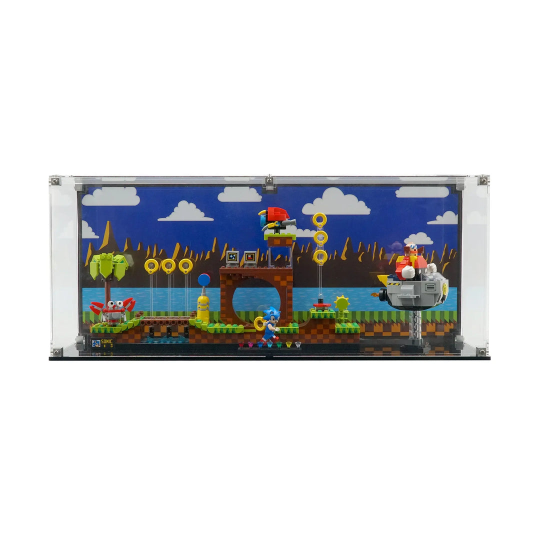 Brickcessories  Display Case for 21331 - Sonic the Hedgehog – Green Hill Zone