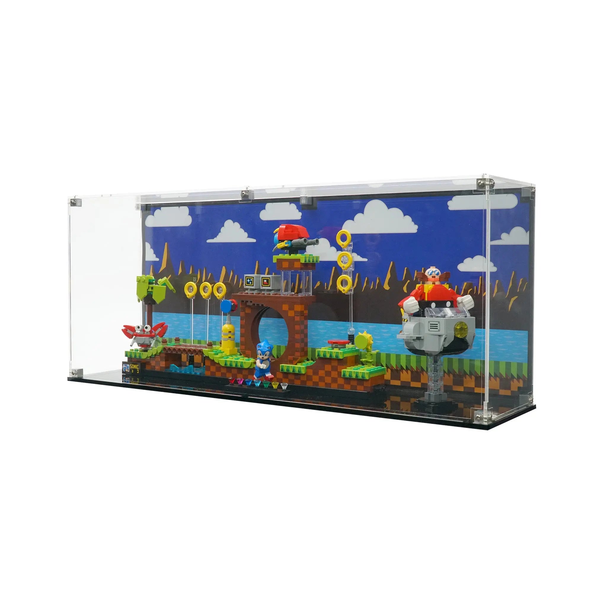 Display Case for LEGO 21331 Sonic the Hedgehog Green Hill Zone