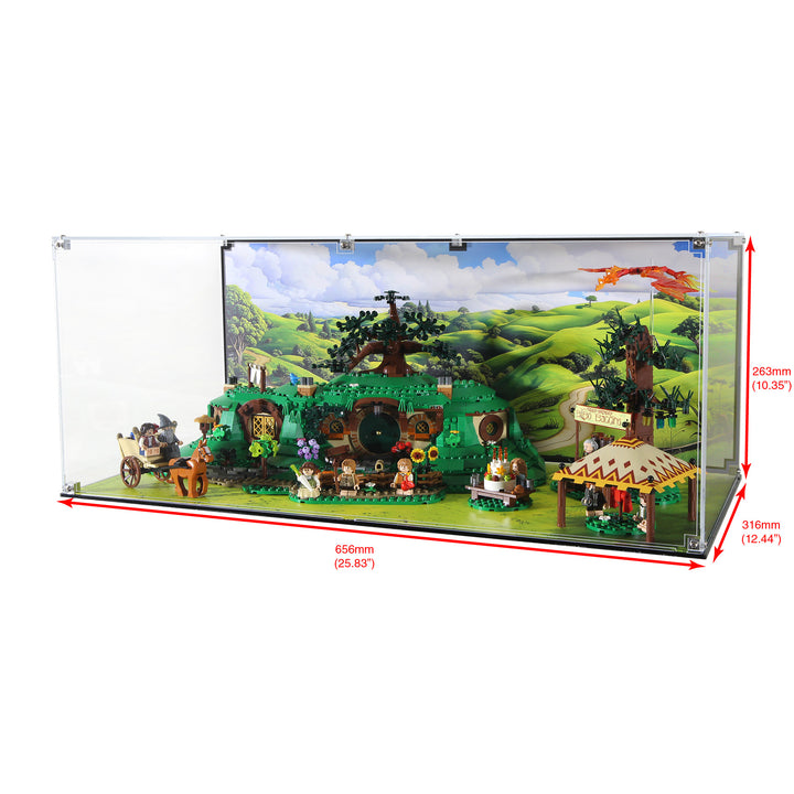 Display Case for LEGO Lord of the Rings The Shire (10354)