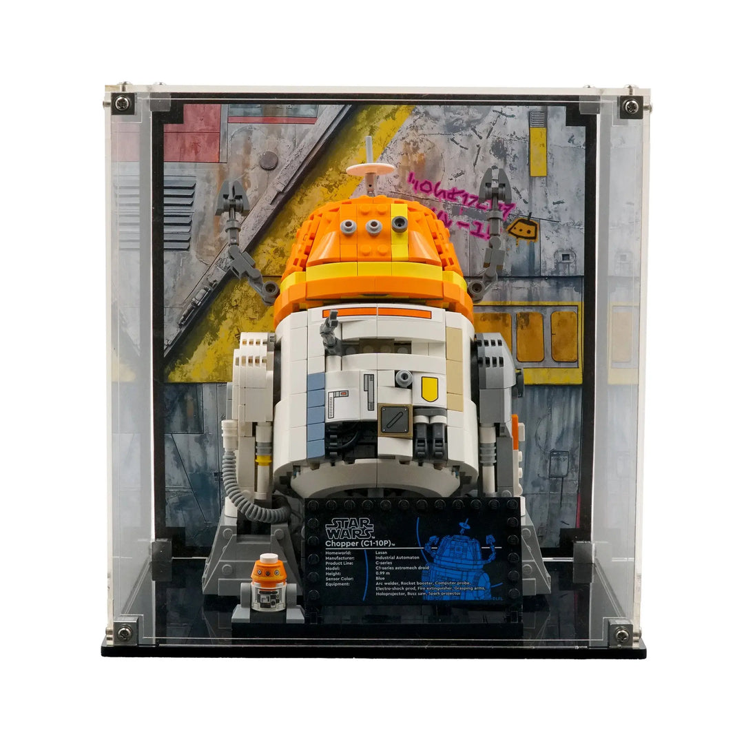 Brickcessories  Display Case for 75416 - Chopper (C1-10P) Astromech Droid