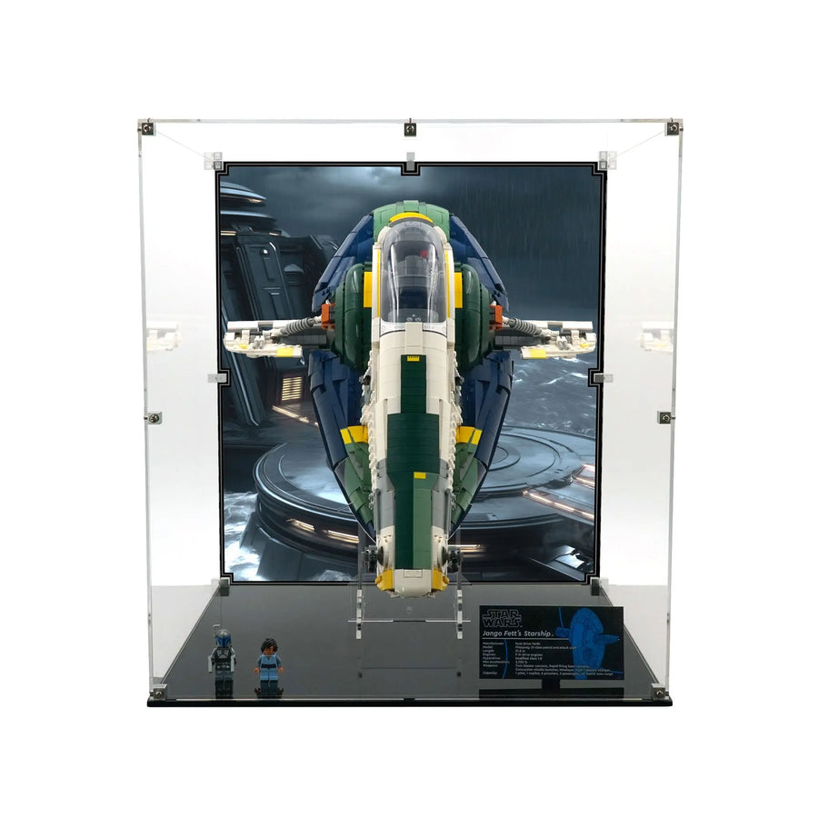 Brickcessories  Display Case for 75409 - Jango Fett's Firespray-Class Starship