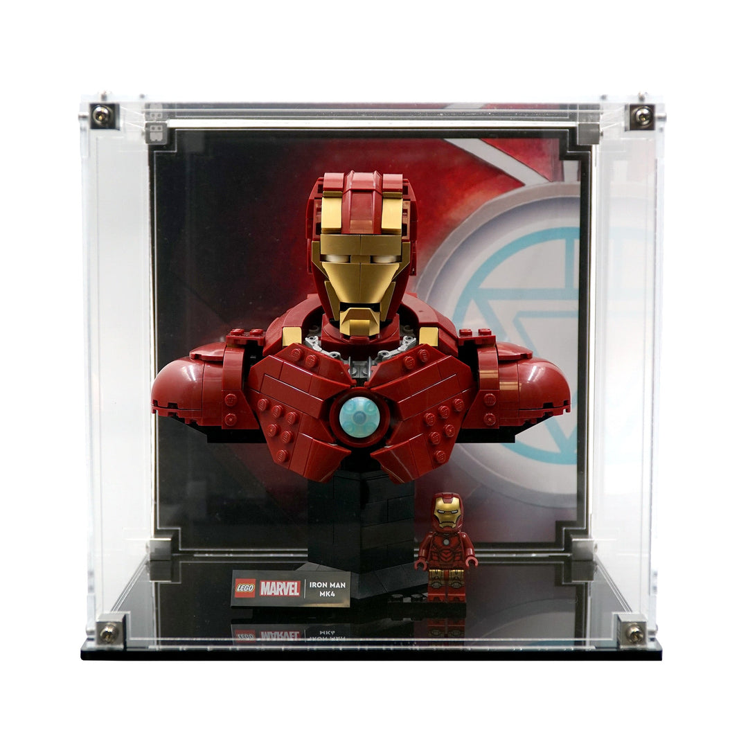 Brickcessories  Display Case for 76327 - Iron Man MK4 Bust