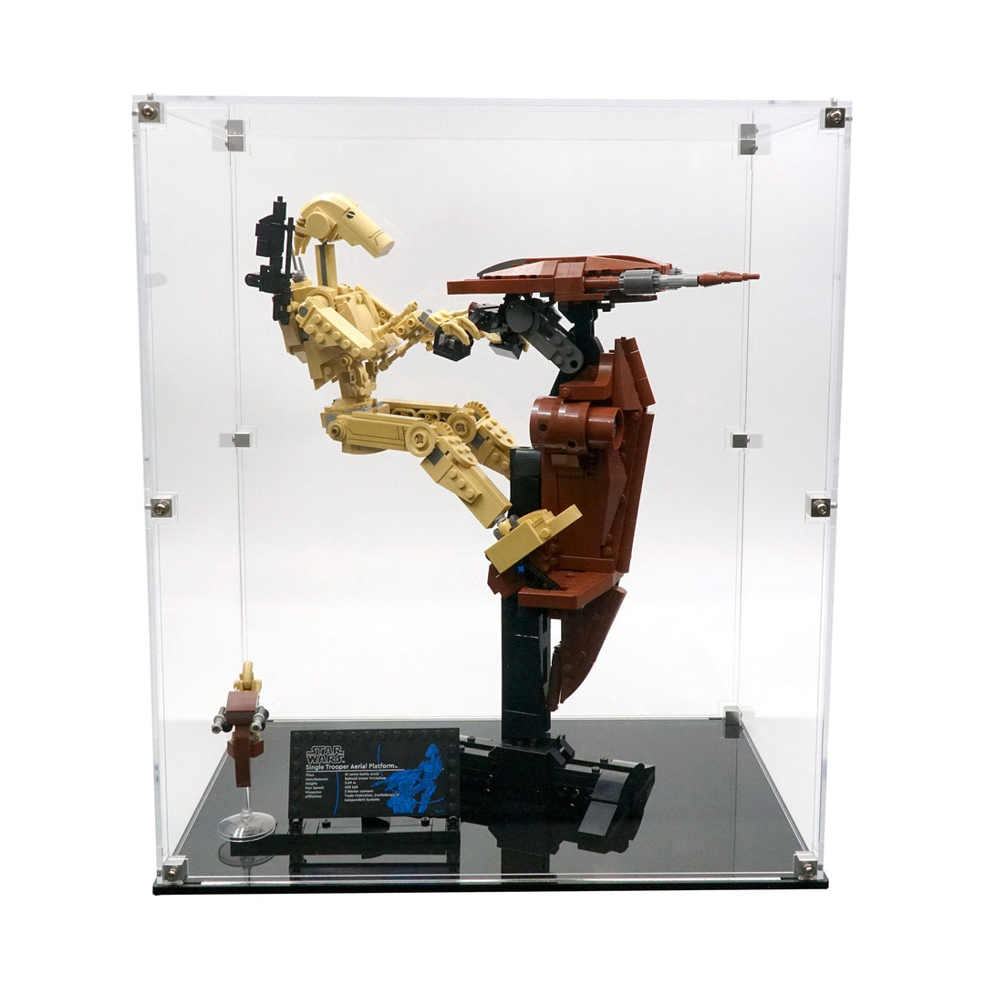 Brickcessories  Display Case for 75428 - Battle Droid with STAP