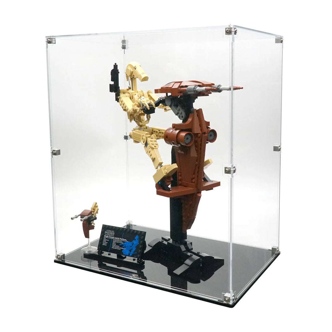 Brickcessories  Display Case for 75428 - Battle Droid with STAP