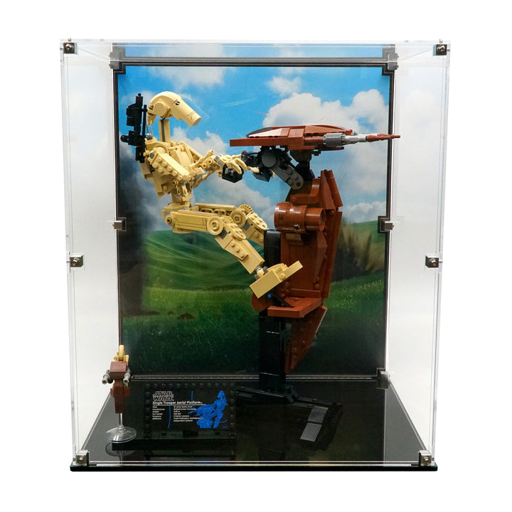 Brickcessories  Display Case for 75428 - Battle Droid with STAP