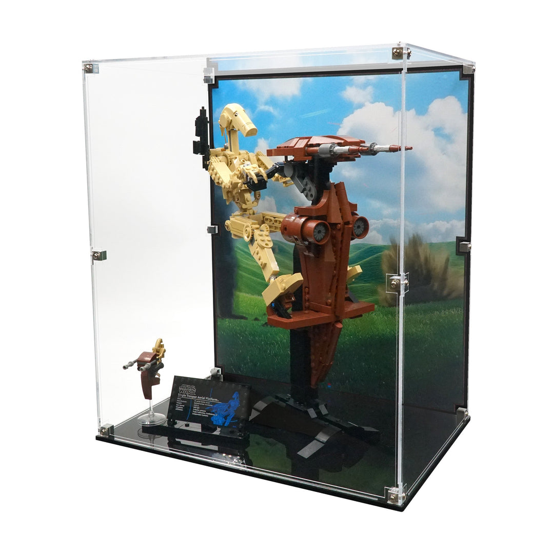 Brickcessories  Display Case for 75428 - Battle Droid with STAP