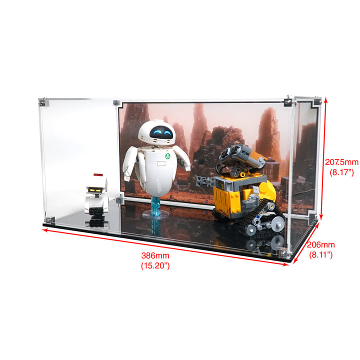 Display Case for 43279- Wall-E and Eve