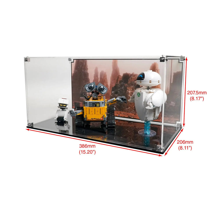 Display Case for 43279- Wall-E and Eve