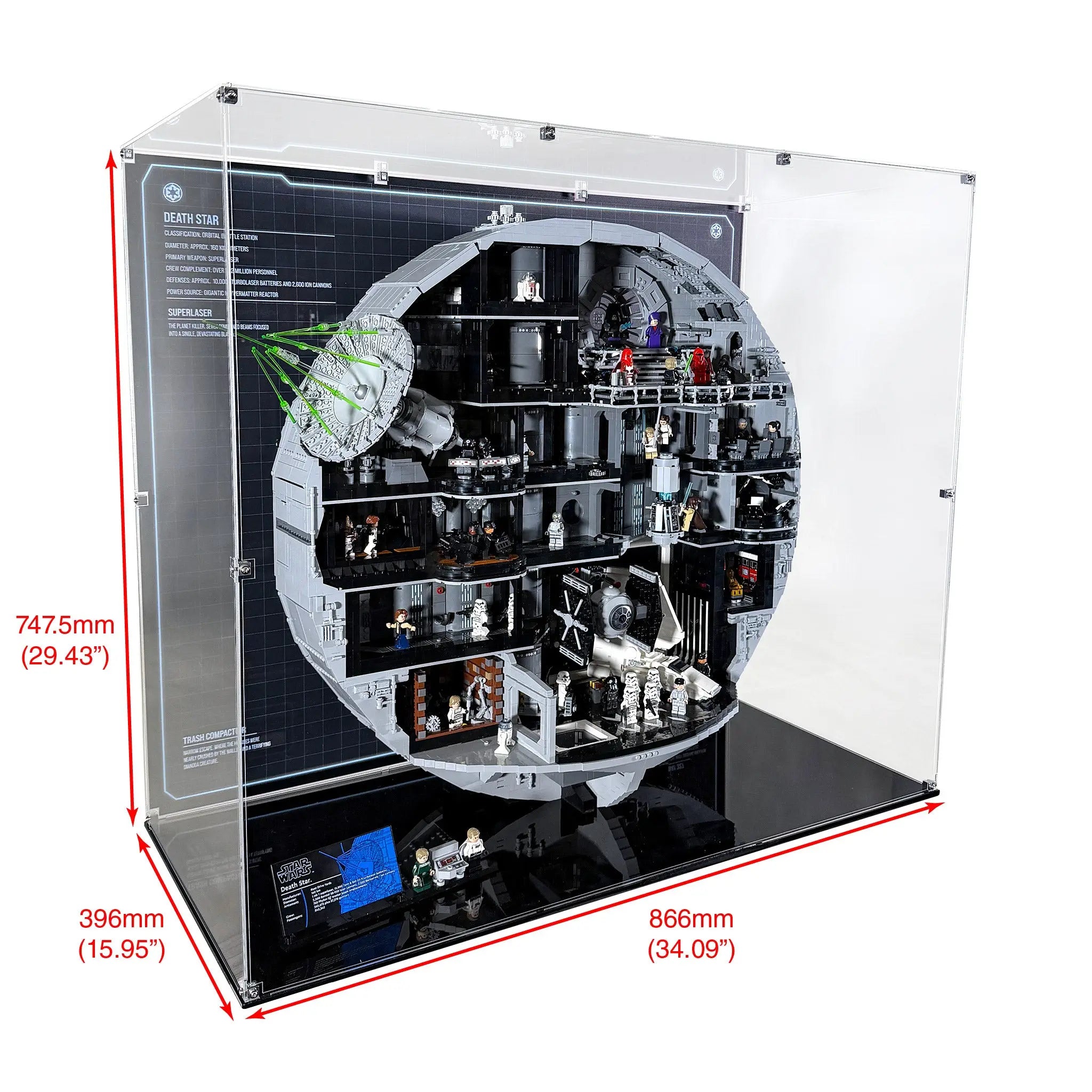 Display Case for LEGO 75419 Death Star | Brickcessories