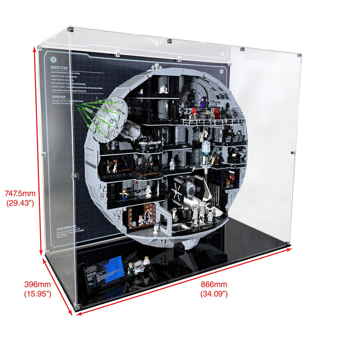 Display Case for LEGO Star Wars Death Star UCS (75419)