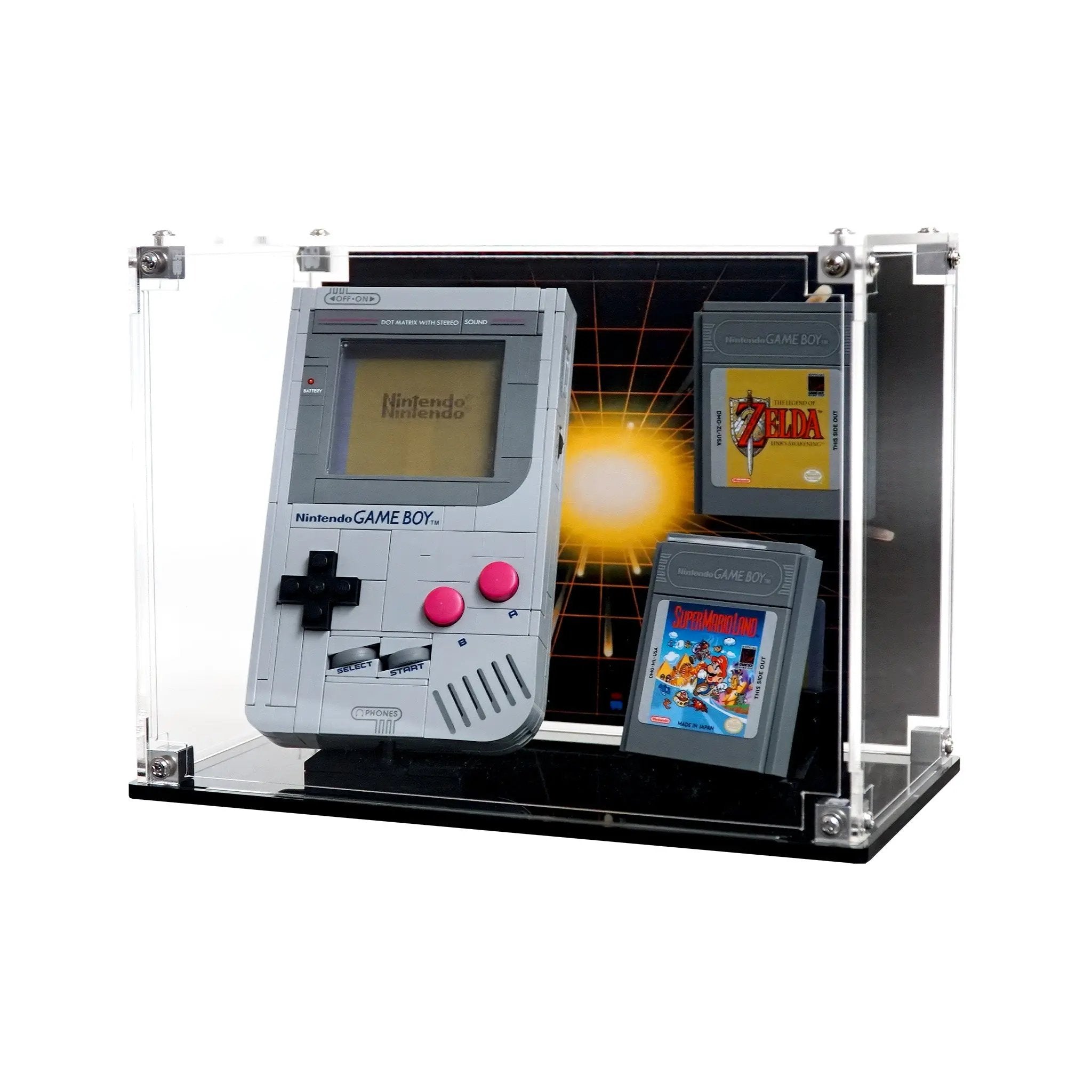 Display Case for LEGO 72046 Game Boy | Brickcessories
