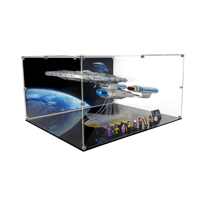 LEGO U.S.S. Enterprise NCC-1701-D Horizontal Display Case (10356 Star Trek: U.S.S. Enterprise D)