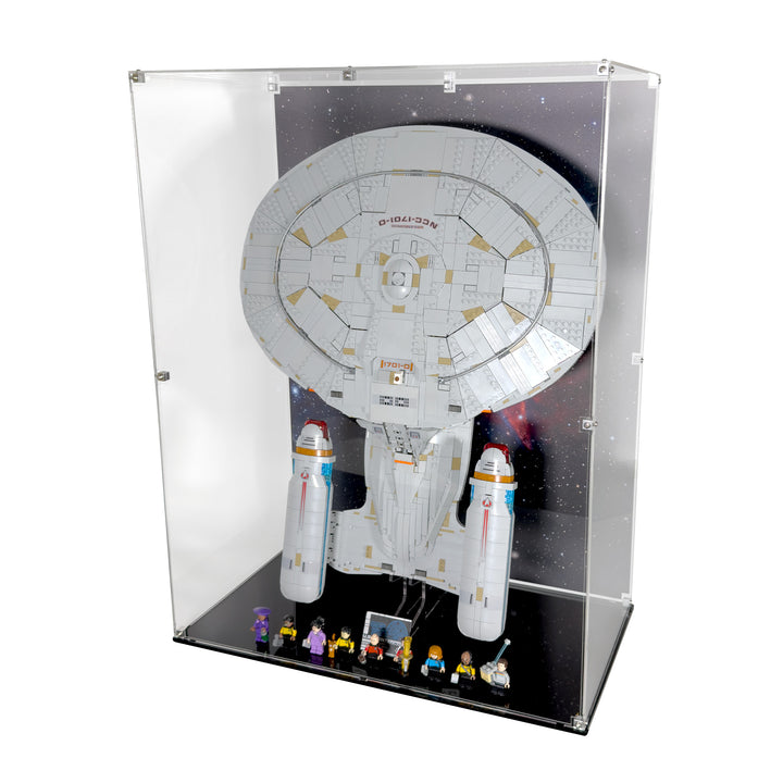 LEGO U.S.S. Enterprise NCC-1701-D Vertical Display Case (10356 Star Trek: U.S.S Enterprise D)