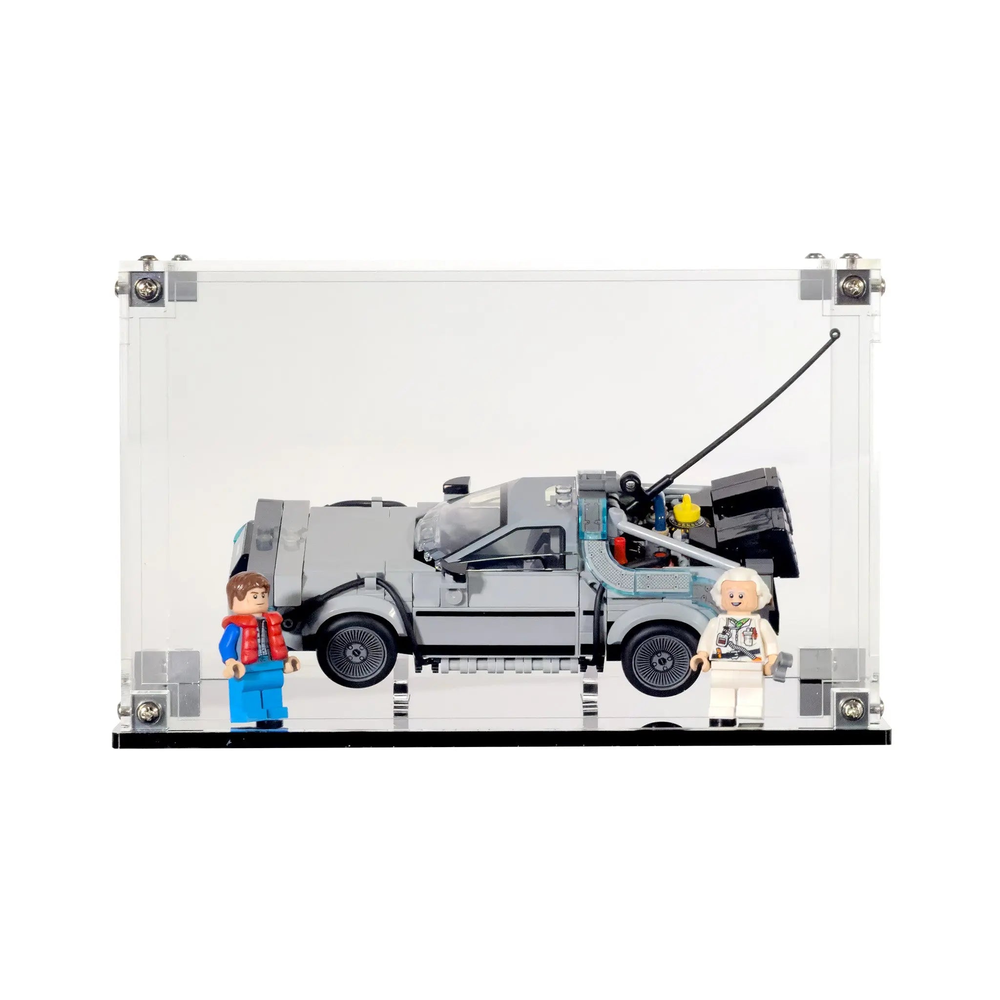 Display Case for LEGO 77256 Time Machine from Back to the Future