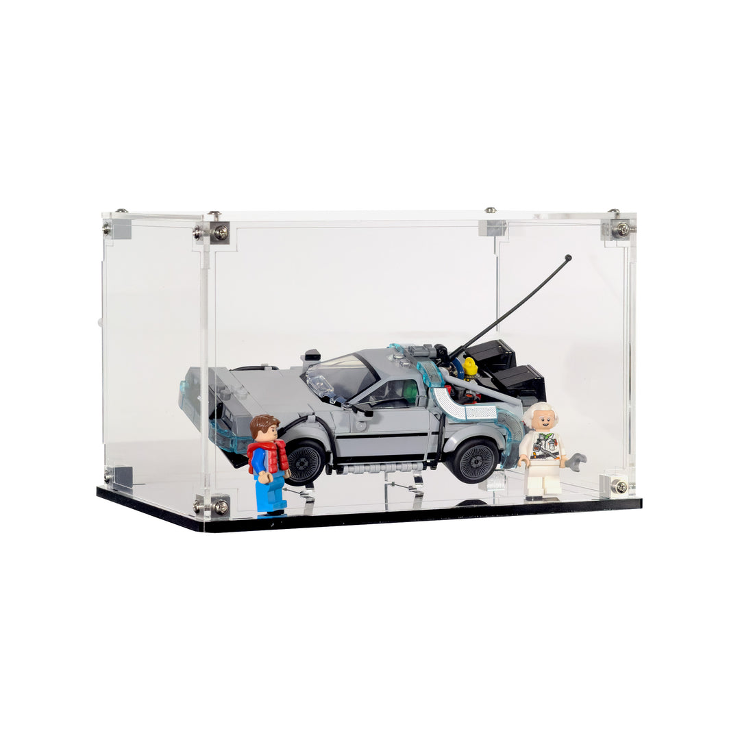 Display Case for Speed Champions 77256- LEGO Time Machine from Back to the Future