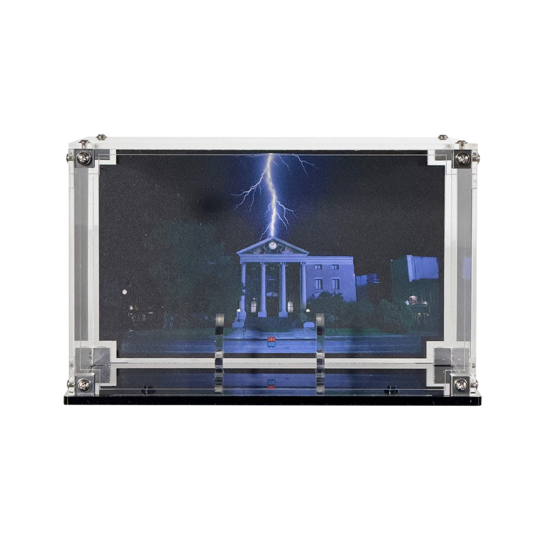 Display Case for Speed Champions 77256- LEGO Time Machine from Back to the Future