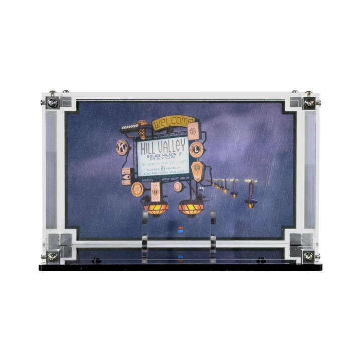 Display Case for Speed Champions 77256- LEGO Time Machine from Back to the Future