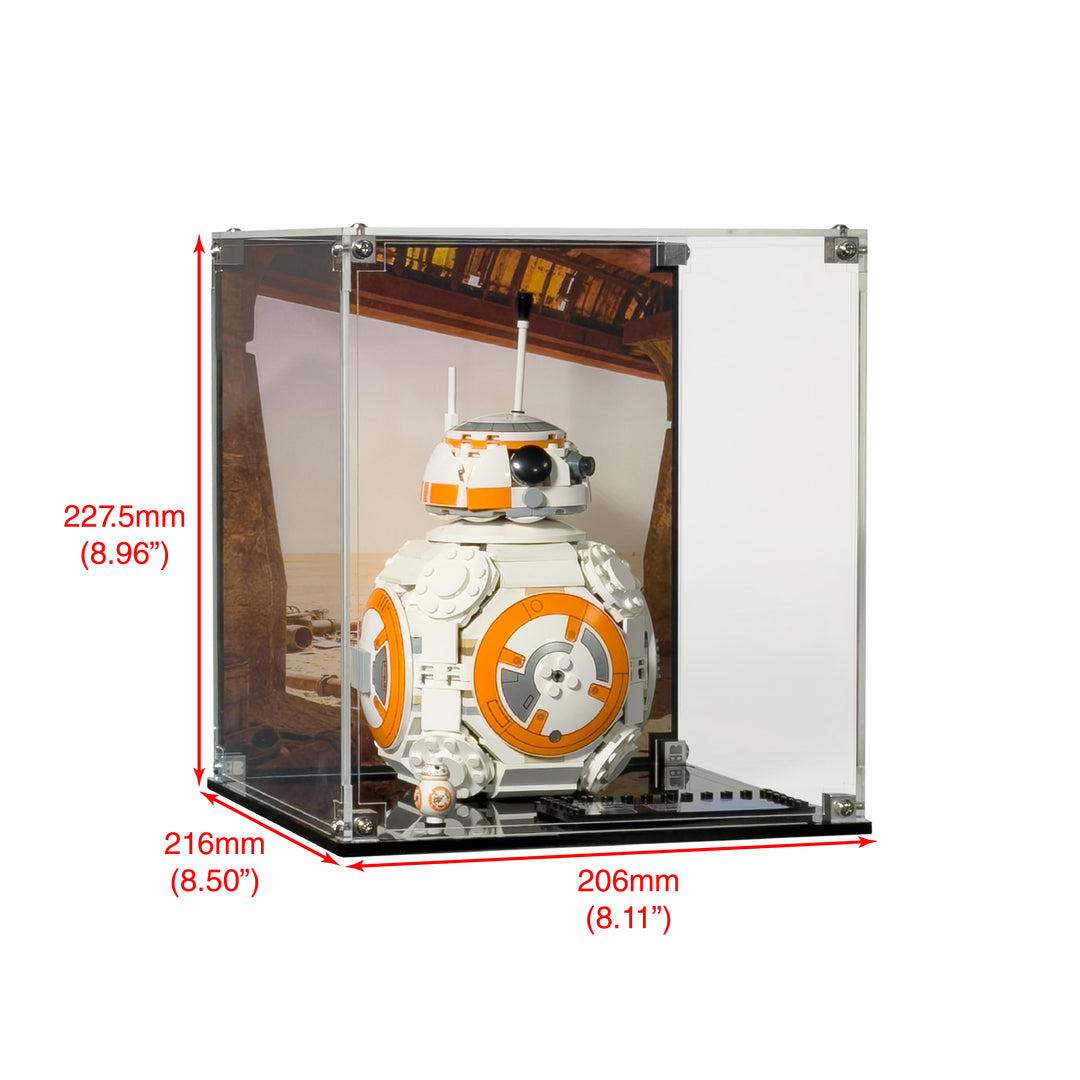 Display Case for LEGO Star Wars BB-8 Astromech Droid (75452)