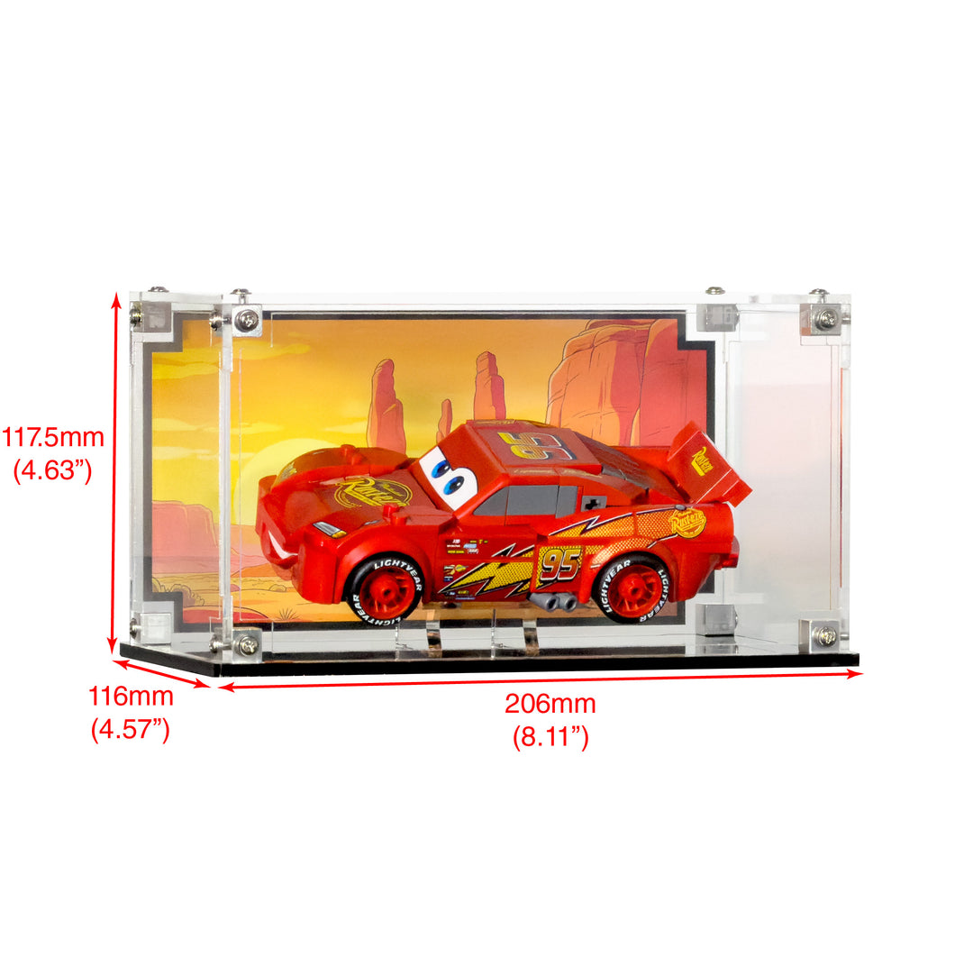 Display Case for LEGO Speed Champions Lightning McQueen (77255)