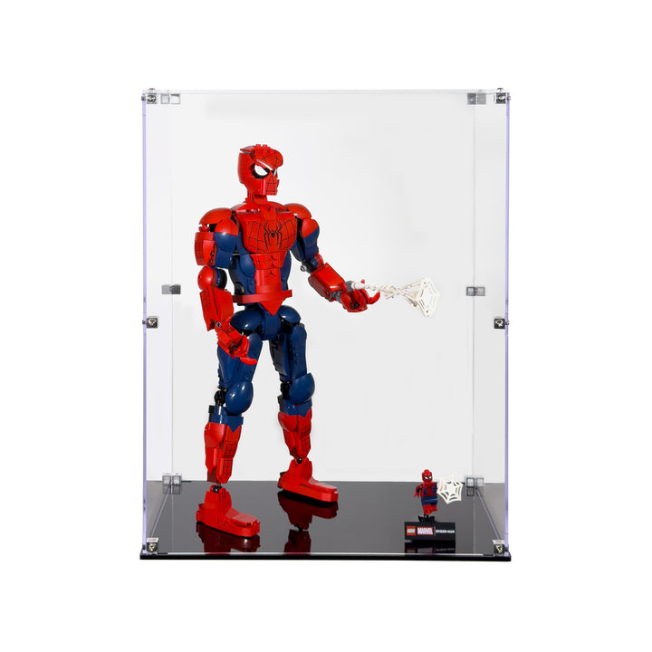 Display Case for LEGO Marvel Spider-Man Hero Figure - Standing (76346)