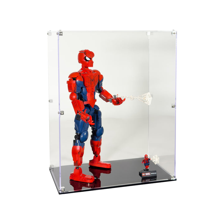 Display Case for LEGO Marvel Spider-Man Hero Figure - Standing (76346)