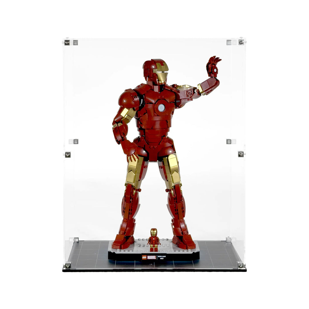 Brickcessories  Display Case for LEGO Marvel Iron Man Mark III Collectors' Edition (76344)