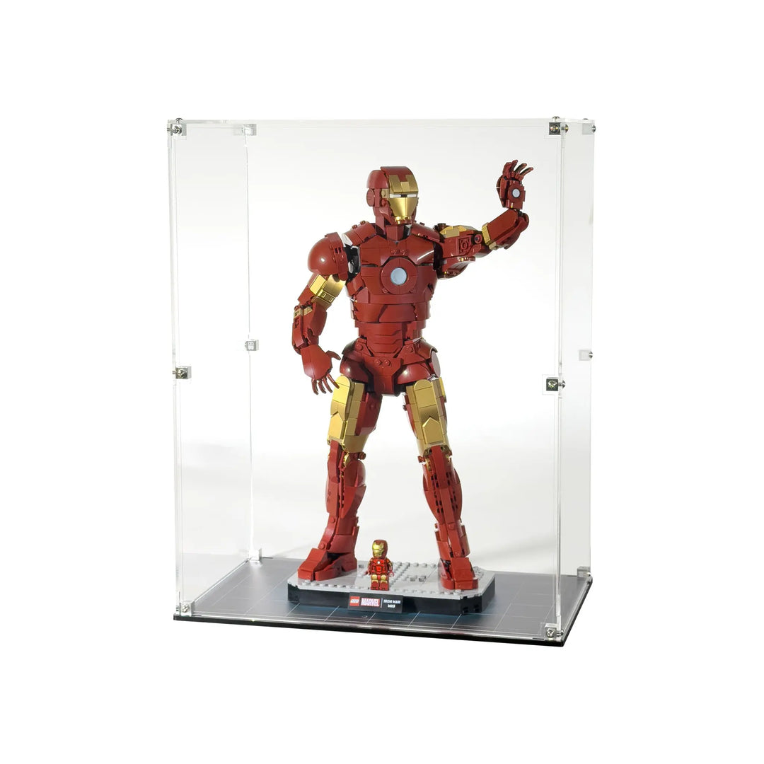 Brickcessories  Display Case for LEGO Marvel Iron Man Mark III Collectors' Edition (76344)