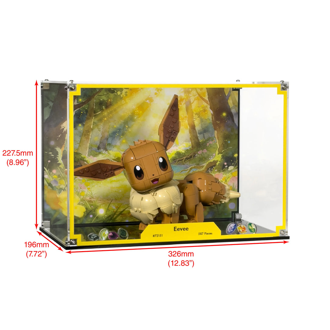 Brickcessories  Display Case for LEGO Pokémon Eevee (72151)