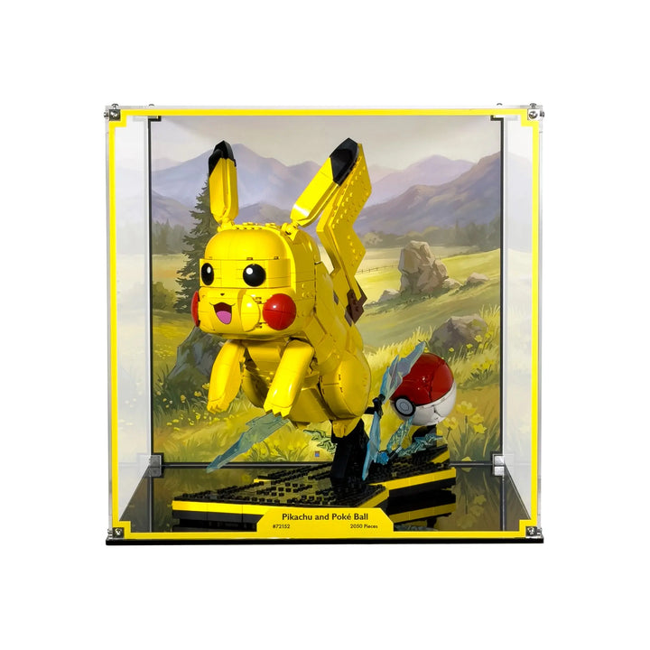 Brickcessories  Display Case for LEGO Pokémon Pikachu and Poké Ball (72152)