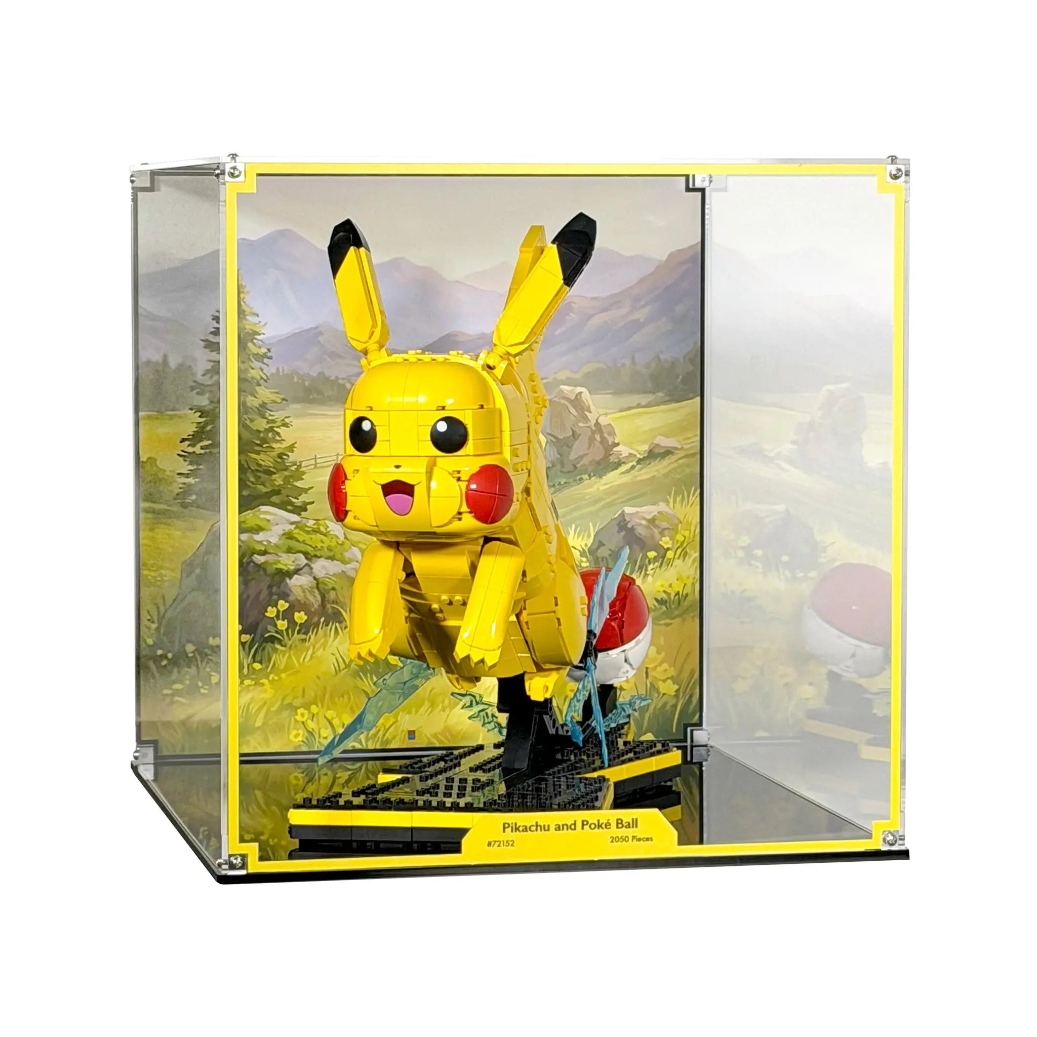 Display Case for LEGO 72152 Pikachu and Poké Ball | Brickcessories