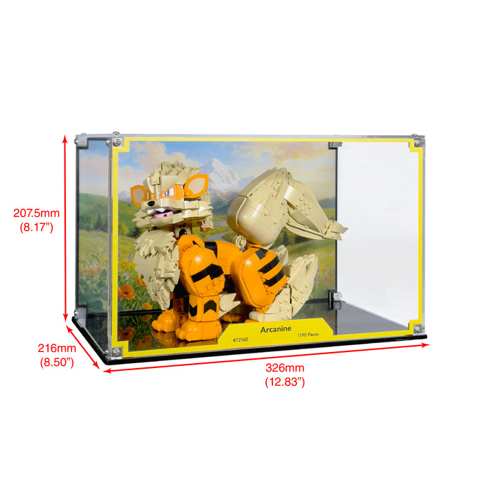 Display Case for LEGO Pokémon Arcanine (72160)