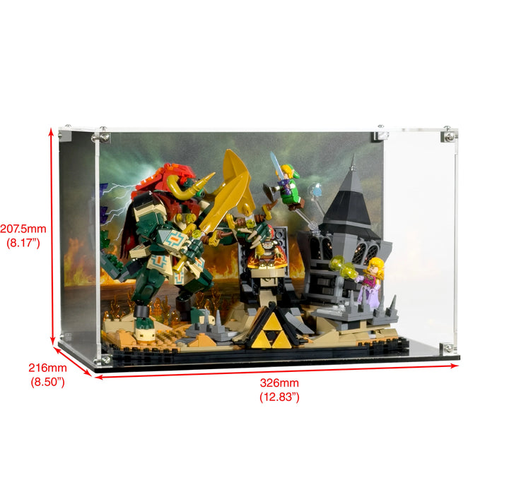 Brickcessories  Display Case for LEGO The Legend of Zelda Ocarina of Time – The Final Battle (77093)