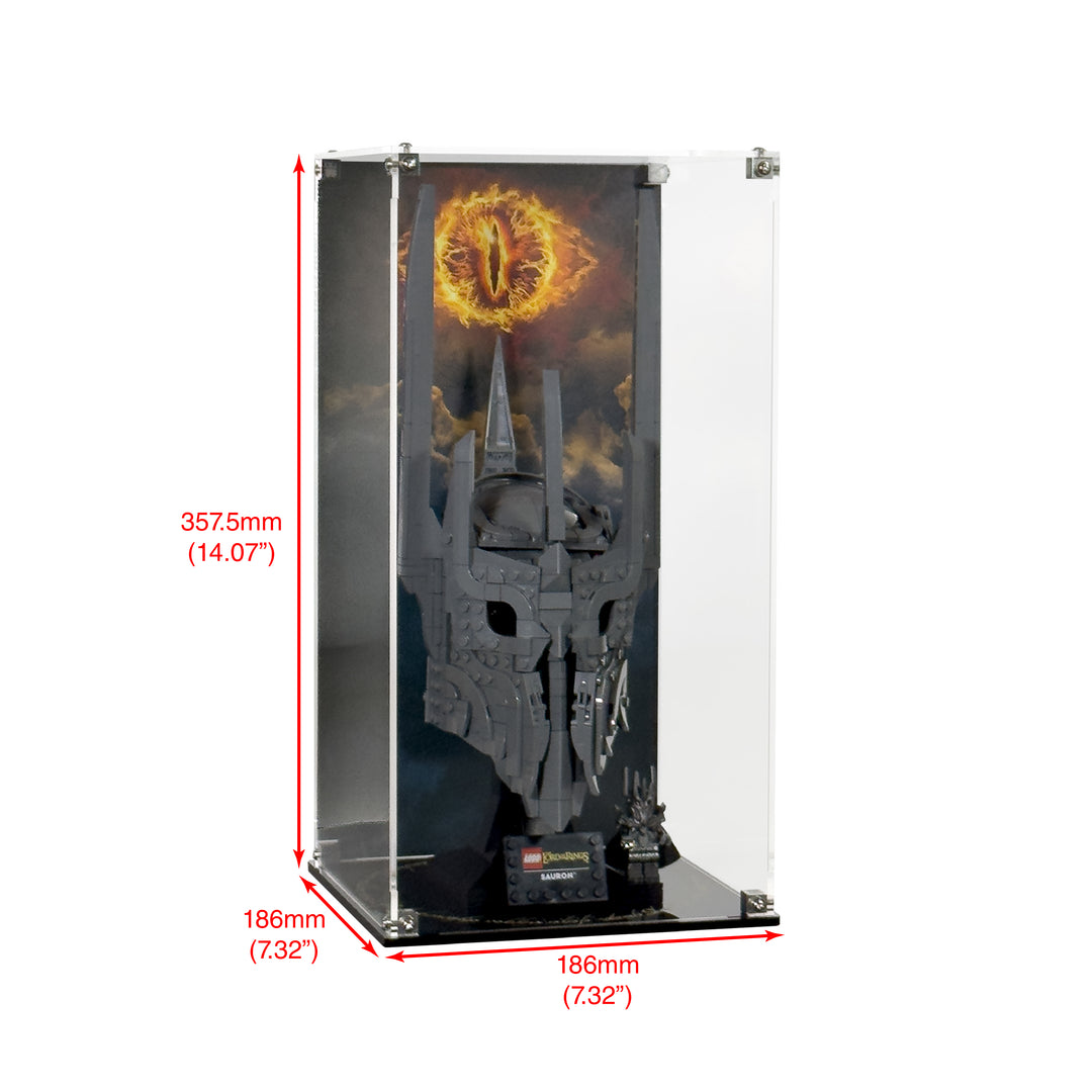 Display Case for LEGO Icons Lord of the Rings: Sauron's Helmet (11373)