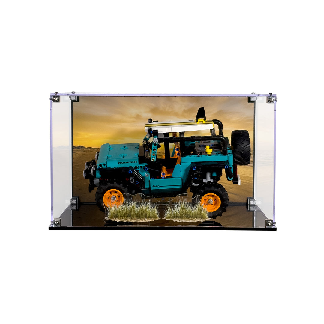 Display Case for LEGO Technic Jeep Wrangler Rubicon SUV (42227)