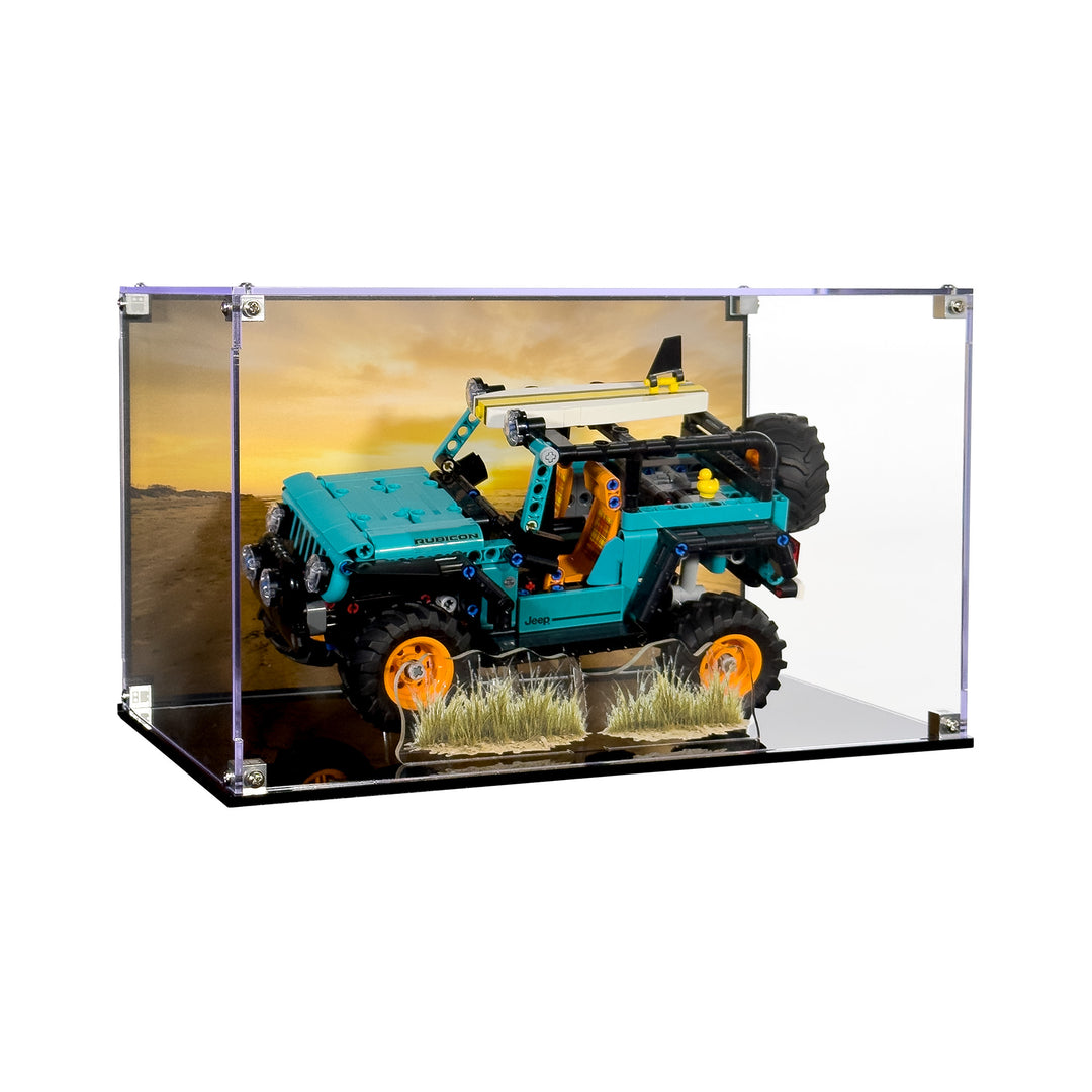 Display Case for LEGO Technic Jeep Wrangler Rubicon SUV (42227)