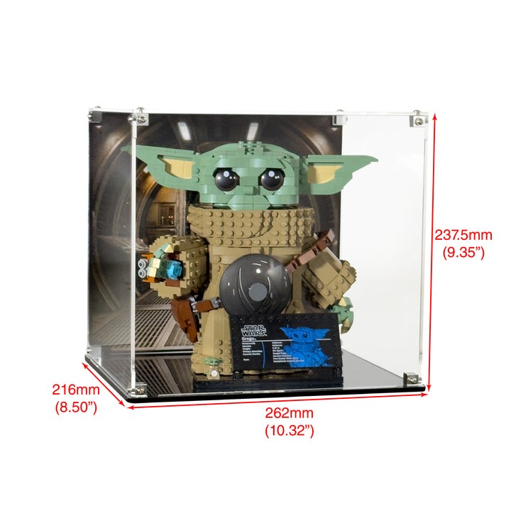 Display Case for LEGO Star Wars Grogu (Mandalorian Apprentice) (75446)