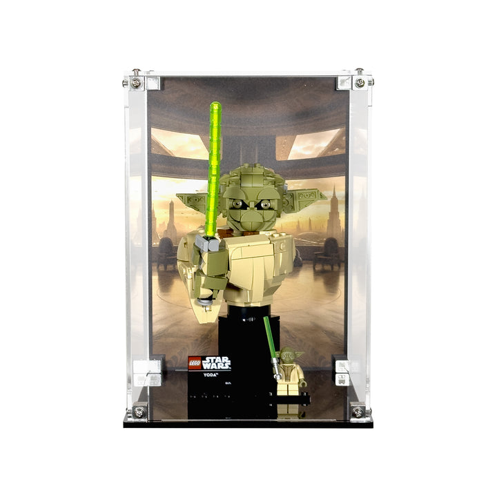 Display Case for LEGO Star Wars Yoda Bust (75438)