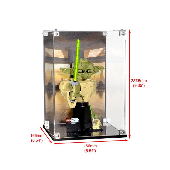 Display Case for LEGO Star Wars Yoda Bust (75438)