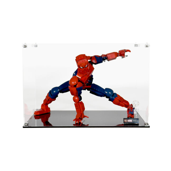 Display Case for LEGO Marvel Spider-Man Hero Figure - Crouching (76346)