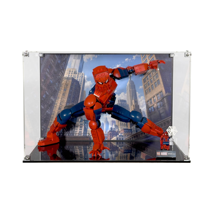 Display Case for LEGO Marvel Spider-Man Hero Figure - Crouching (76346)