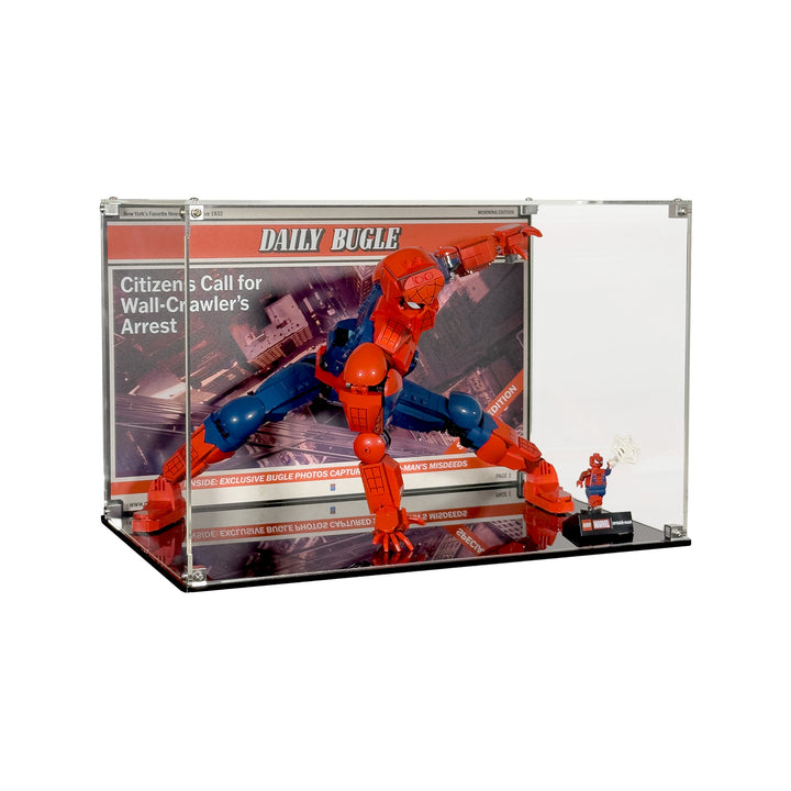 Display Case for LEGO Marvel Spider-Man Hero Figure - Crouching (76346)