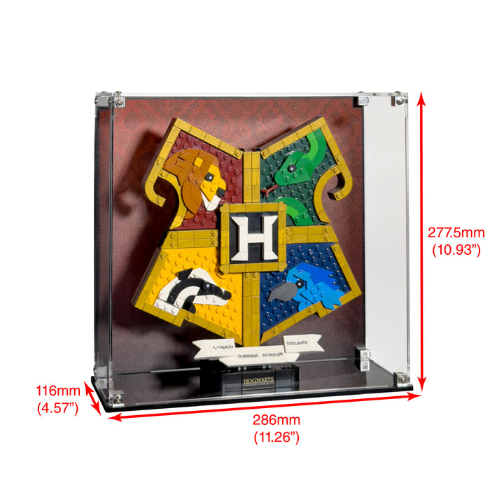 Display Case for LEGO Harry Potter Hogwarts House Crest (76462)