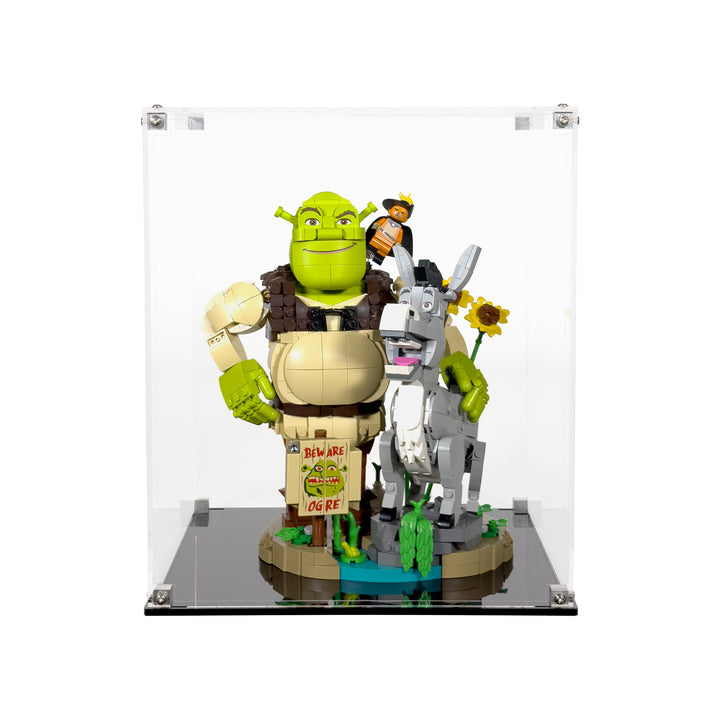 Display Case for LEGO Shrek, Donkey & Puss in Boots (72423)