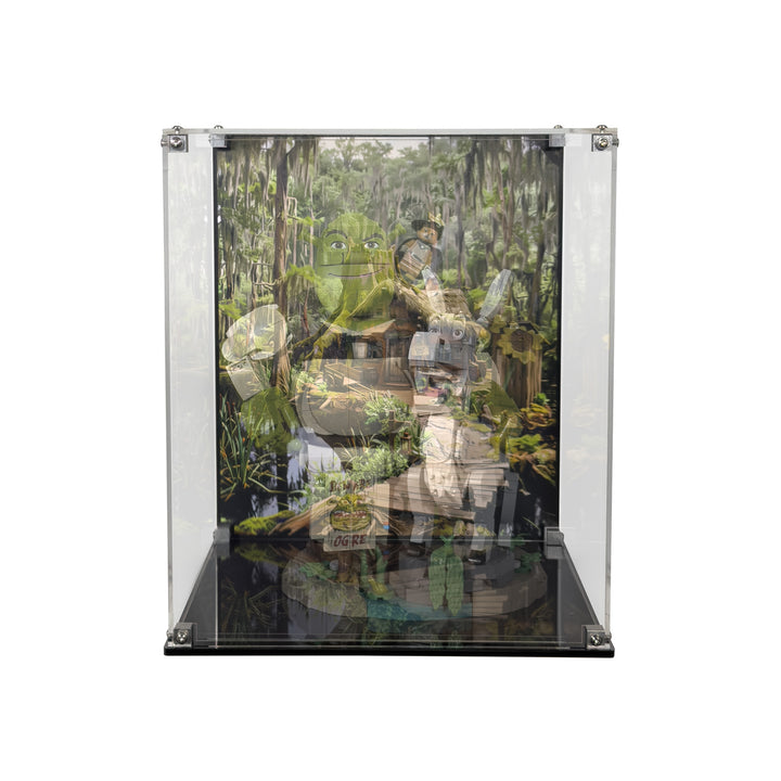 Display Case for LEGO Shrek, Donkey & Puss in Boots (72423)