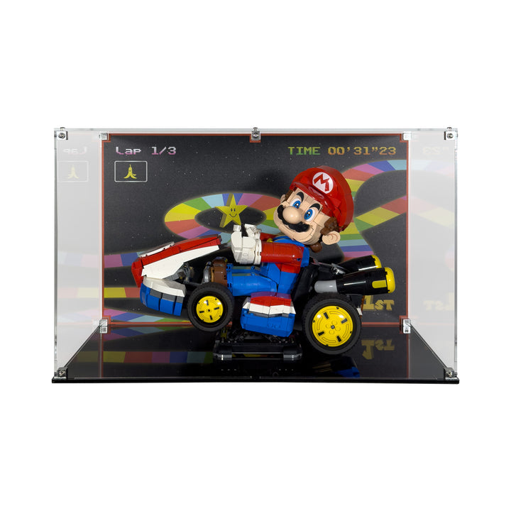 Display Case for LEGO Super Mario - Mario Kart Mario & Standard Kart (72037)