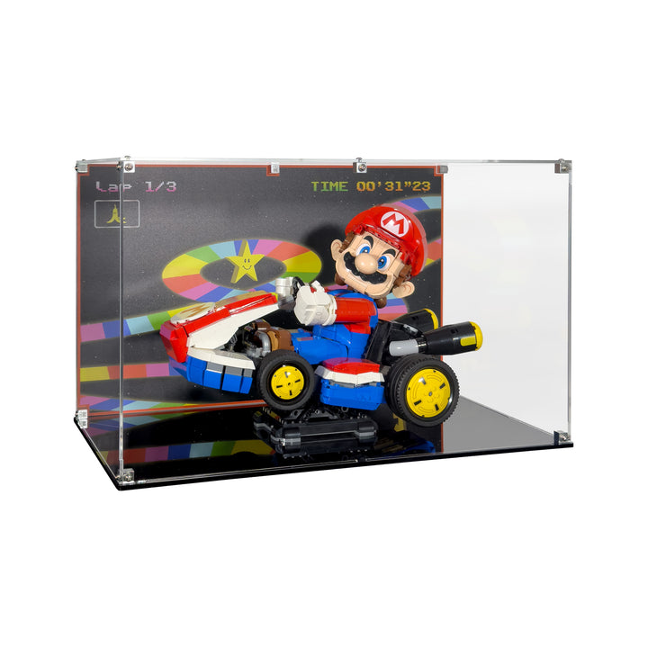 Display Case for LEGO Super Mario - Mario Kart Mario & Standard Kart (72037)