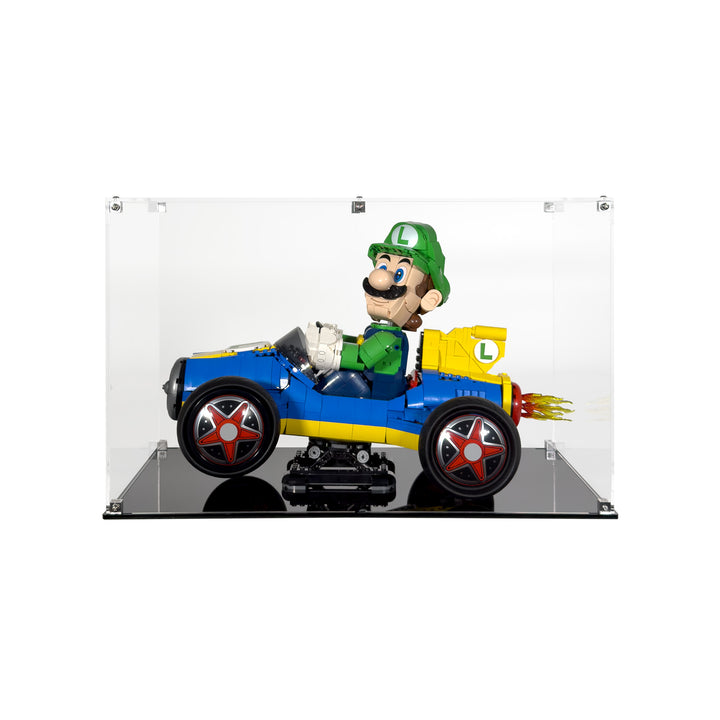 Display Case for LEGO Super Mario - Mario Kart Luigi & Mach 8 (72050)