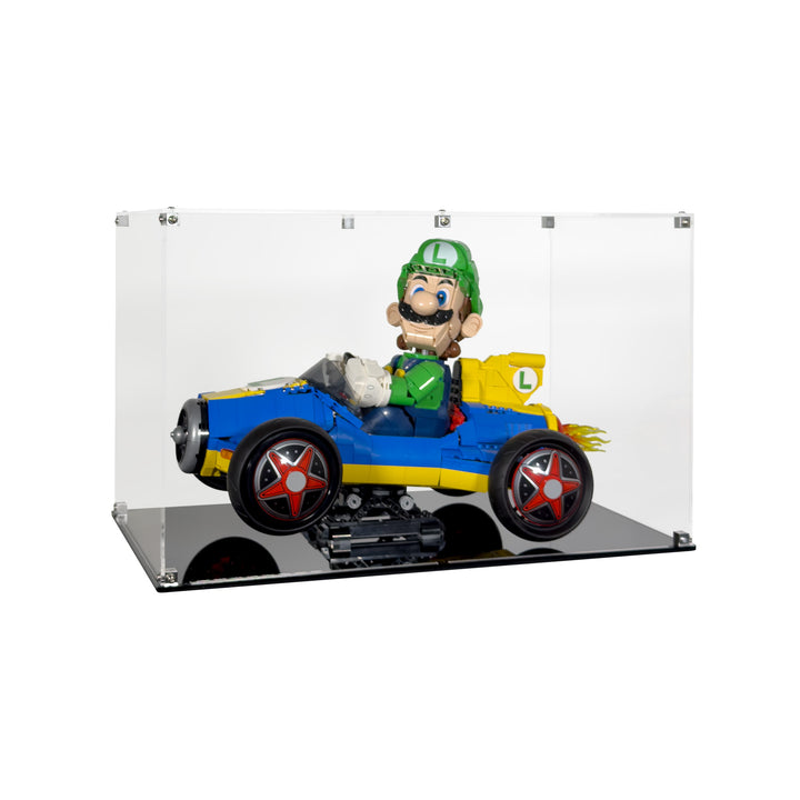 Display Case for LEGO Super Mario - Mario Kart Luigi & Mach 8 (72050)