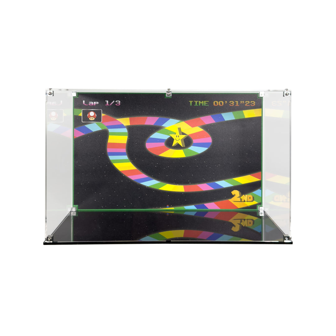 Display Case for LEGO Super Mario - Mario Kart Luigi & Mach 8 (72050)